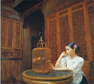 Chinesische Werke - Kanarische Chinesin Chen Yifei Mädchen